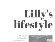 Tablet Screenshot of lillyslifestyle.com